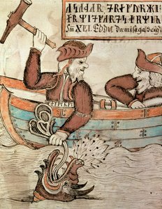 Thor Fishing for the Serpent of Midgard, from the Boat of the Giant Hymir