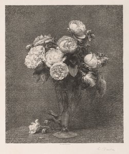 Bouquet of Roses by Ignace Henri Jean Fantin Latour