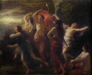 Dancers by Ignace Henri Jean Fantin Latour