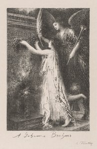 To Johannes Brahms by Ignace Henri Jean Fantin Latour