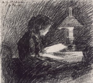 Reading by Ignace Henri Jean Fantin Latour