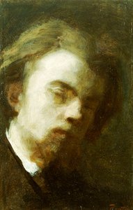 Self Portrait, 1858 by Ignace Henri Jean Fantin Latour