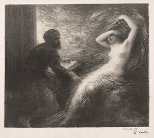 The Evocation of Kundry by Ignace Henri Jean Fantin Latour