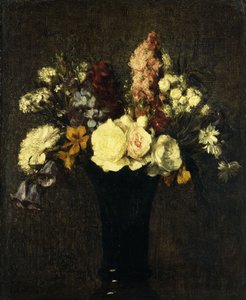 Vase of Flowers by Ignace Henri Jean Fantin Latour