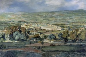 Landscape in Alhama by Ignacio Zuloaga y Zabaleta