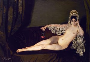 Nude with Carnation
