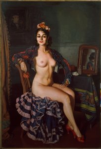 Portrait of La Oterito in Her Dressing Room