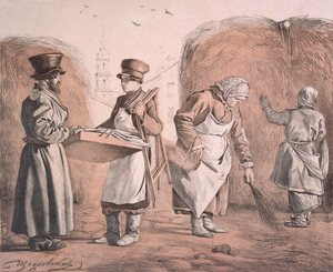 Street Pedlar of Pies and Coachman From the Series These Are Our People