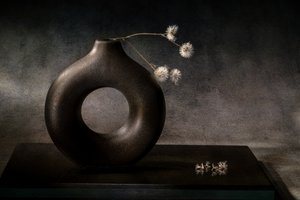 Elegant Dark Vase by Igor Kopcev