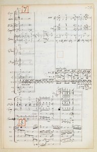 Manuscript Score with Reduced Orchestral Suite for The Firebird by Igor Stravinsky by Igor Stravinsky