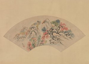 Autumnal Landscape by Ike no Gyokuran