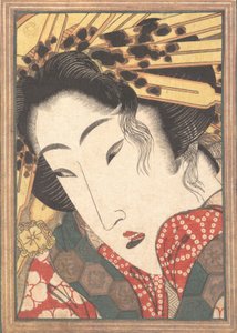 Rejected Geisha from Passions Cooled by Springtime Snow, 1824 by Ikeda Eisen