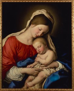 The Madonna with Sleeping Christ Child by Il Sassoferrato