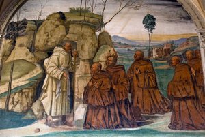 Life of St Benedict, Scene 9 by Il Sodoma
