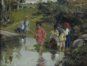 Children Fishing