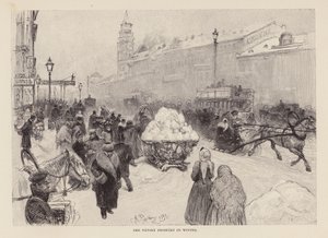The Nevsky Prospekt in winter