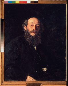 Portrait of the Artist Nikolai Ge by Ilya Efimovich Repin
