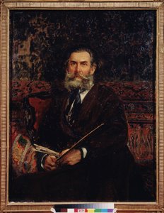 Portrait of the Painter Alexei Bogolyubov by Ilya Efimovich Repin