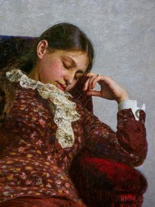 Rest (detail) by Ilya Efimovich Repin