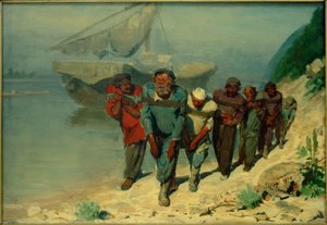 Study for The Volga Boatmen