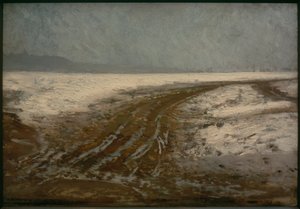 Path (Road in the Snow) by Ilya Efimovich Repin