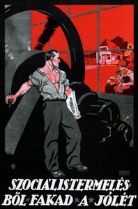 The well being comes from the socialist production