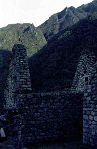 Ruined House from the Citadel at Machu Picchu