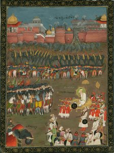The Conquest of Golkonda by Mughal Emperor Aurangzeb in 1687