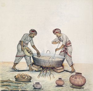 Sugar making, Bombay, c.1873 by Indian School