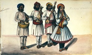 A dancing girl