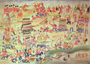 An Incident During the Sikh Wars by Indian School