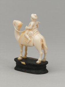 Black Knight, Chess Piece, India, 1820 circa by Indian School