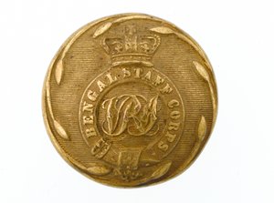Button, Bengal Staff Corps, 1861-1876 by Indian School