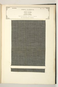 Cotton Check, Masulipatam, Madras, Piece Goods, from The Collection of the Textile Manufacturers of India, by John Forbes Watson, published in 1866 by Indian School