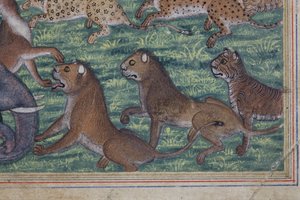(detail) The Jackal who Pronounced Himself King by Indian School
