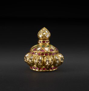 Gem-Set Kohl Bottle by Indian School