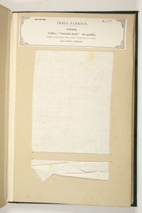 Gurrah Cloth, Patna, Bengal, from The Collection of the Textile Manufacturers of India by Indian School