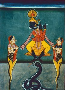Lord Krishna by Indian School