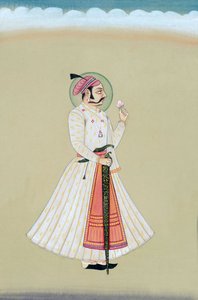 Miniature Painting of Maharana Amar Singh Udaipur