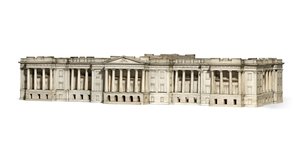 Model of the Hazarduari Palace, Murshidabad