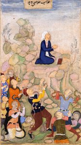 Moses and the plague of serpents by Indian School