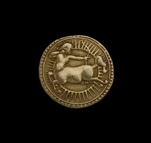 Mughal Coin from Agra by Indian School