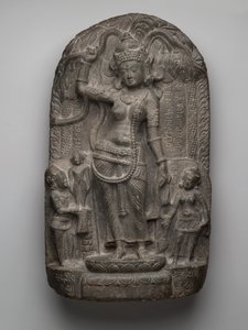 Nativity scene: the Birth of Buddha by Indian School