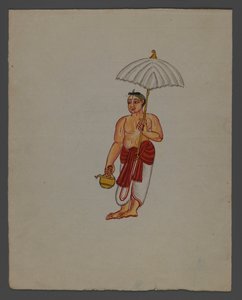 One of a set of nine images showing Indians in different professions by Indian School