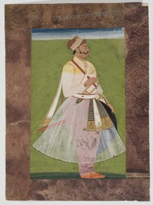 Portrait of the Rathor Chief Bhagwan Das, of the Mertia Clan of Rian, Jodhpur by Indian School