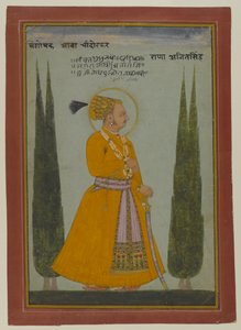 Posthumous Portrait of Maharaja Ajit Singh of Marwar