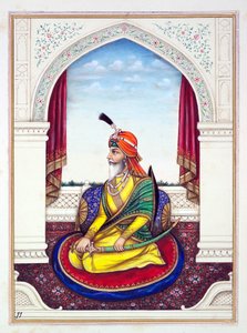 Rajah Chattar Singh, from The Kingdom of the Punjab, its Rulers and Chiefs, volume I