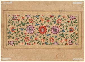 Scrolling Floral Vines by Indian School