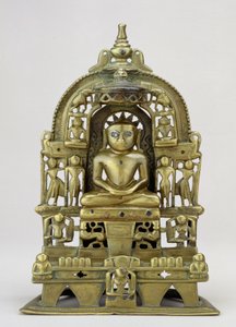 Seated image of the Jain Tirthankara Kuntanatha, Vasantagarh, Southern Rajasthan, 1476