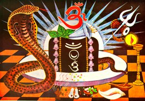 Shivalingam by Indian School